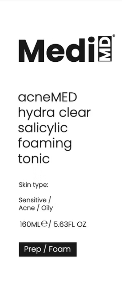 MediMD acneMED Hydra Clear Salicylic Foaming Tonic